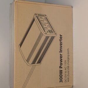 300W Power Inverter with Dual USB Ports